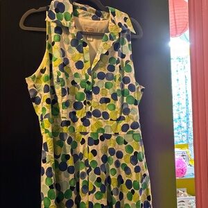 Talbots Multicolor Patterned Dress